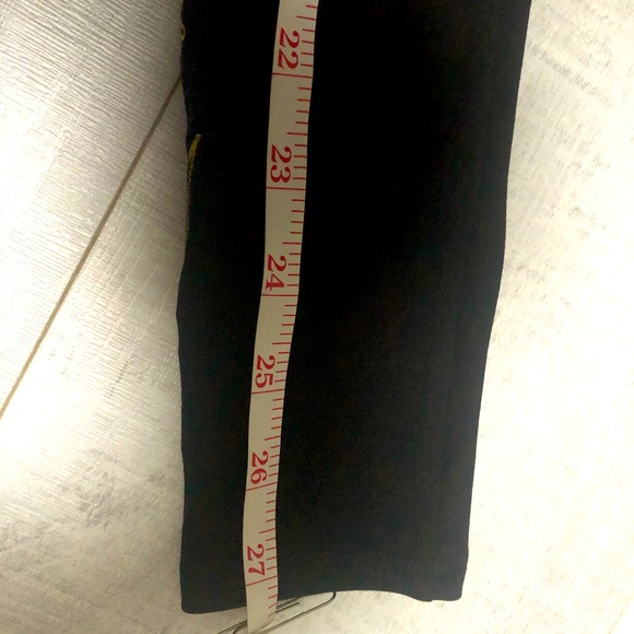 Leggings-Black Colour--Red+Green+Yellow & Golden Embroidery NEW - Picture 8 of 12